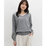 杢グレー | トップス ニット セーター | Honeys