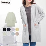 【ハニーズ】トップス カーディガン ロング丈 | Honeys | 詳細画像1 