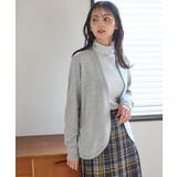 杢グレー | トップス カーディガン 長袖 | Honeys