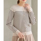 ベージュ×クロ | トップス カーディガン 長袖 | Honeys