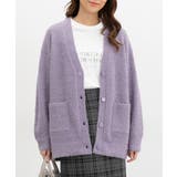 ラベンダー | トップス カーディガン 長袖 | Honeys