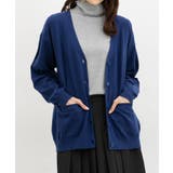 ブルー | トップス カーディガン 長袖 | Honeys