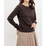 ブラウン | トップス カーディガン 長袖 | Honeys