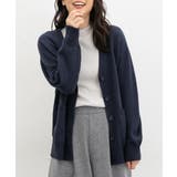 ネイビー | トップス カーディガン 長袖 | Honeys