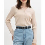 ベージュ | トップス カーディガン 長袖 | Honeys