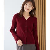 レッド | トップス カーディガン 長袖 | Honeys