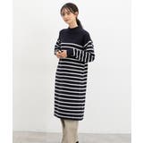 コンボーダー | ワンピース 長袖 ロング丈 | Honeys