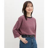 トップス Tシャツ 7分袖Tシャツ | Honeys | 詳細画像7