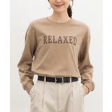ベージュ | トップス Tシャツ ロンＴ | Honeys