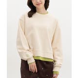 アイボリー | トップス スウェット 長袖 | Honeys