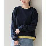 ネイビー | トップス スウェット 長袖 | Honeys