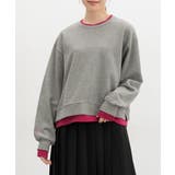 杢グレー | トップス スウェット 長袖 | Honeys