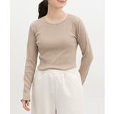 ベージュ | トップス Tシャツ ロンT | Honeys