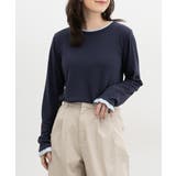 ネイビー | トップス Tシャツ ロンT | Honeys