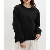 ブラック | トップス スウェット 長袖 | Honeys