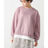 ピンクパープル | 【ハニーズ】レイヤード風トップス | Honeys