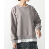 モカ | 【ハニーズ】レイヤード風トップス | Honeys