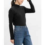 ブラック | トップス カットソー 長袖 | Honeys