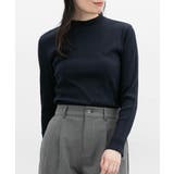 ネイビー | トップス カットソー 長袖 | Honeys