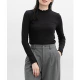 ブラック | トップス カットソー 長袖 | Honeys