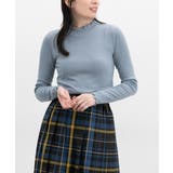 スモーキーブルー | トップス カットソー 長袖 | Honeys