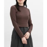 ブラウン | トップス カットソー 長袖 | Honeys