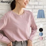 トップス カットソー 長袖 | Honeys | 詳細画像1