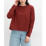 ダークレッド | トップス カットソー 長袖 | Honeys
