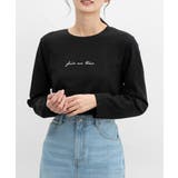 ブラック | トップス Tシャツ カットソー | Honeys