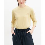 ライトイエロー | トップス Tシャツ ７分袖Tシャツ | Honeys