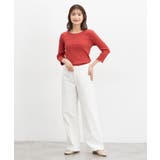 トップス Tシャツ 7分袖Tシャツ | Honeys | 詳細画像12