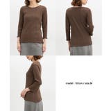 トップス Tシャツ 7分袖Tシャツ | Honeys | 詳細画像14