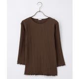 トップス Tシャツ 7分袖Tシャツ | Honeys | 詳細画像16