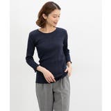 トップス Tシャツ 7分袖Tシャツ | Honeys | 詳細画像3