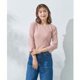 トップス Tシャツ 7分袖Tシャツ | Honeys | 詳細画像8