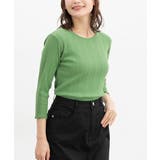 ライム | トップス Tシャツ 7分袖Tシャツ | Honeys