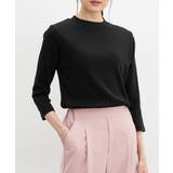 ブラック | トップス Tシャツ 7分袖Tシャツ | Honeys