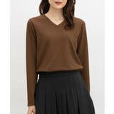 ブラウン | トップス Tシャツ ロンＴ | Honeys