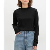 ブラック | トップス カットソー 長袖 | Honeys