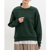 グリーン | トップス スウェット 長袖 | Honeys