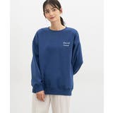 ブルー | トップス スウェット 長袖 | Honeys