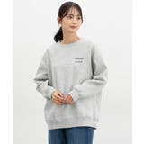 杢グレー | トップス スウェット 長袖 | Honeys