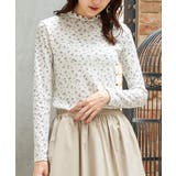 アイボリー花柄 | トップス Tシャツ ロンＴ | Honeys
