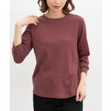 ダークピンク | トップス Tシャツ 7分袖Tシャツ | Honeys