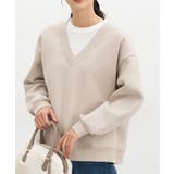 ベージュ | トップス スウェット 長袖 | Honeys