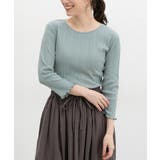 サックス | トップス Tシャツ 7分袖Tシャツ | Honeys