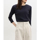 ネイビー | トップス Tシャツ ７分袖Tシャツ | Honeys