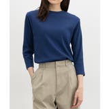 ブルー | トップス Tシャツ 7分袖Tシャツ | Honeys