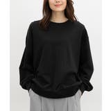 ブラック | トップス スウェット 長袖 | Honeys