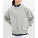 杢グレー | トップス スウェット 長袖 | Honeys